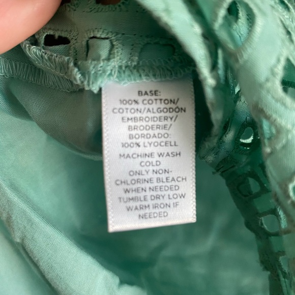 loft eyelet popover blouse - Picture 4 of 6